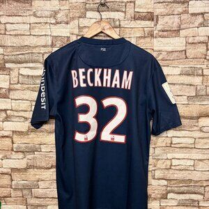 vintage Paris Saint-Germain 2012-2013 home Jersey David Beckham #32 Sz Large PSG